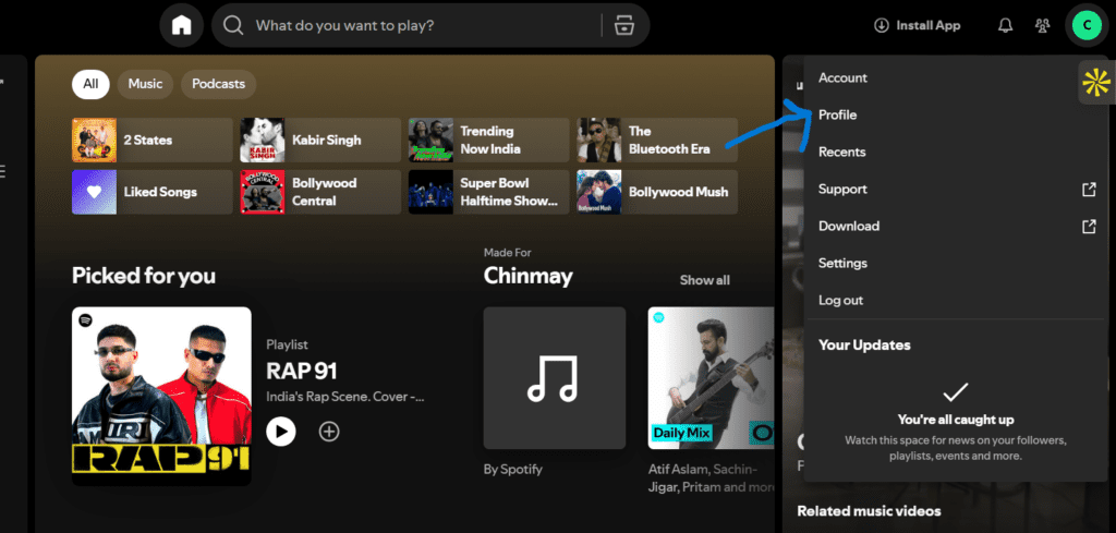 Spotify Profile