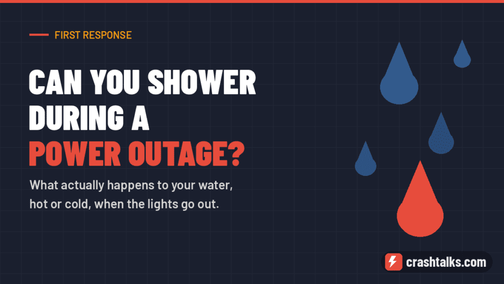 Can You Shower During a Power Outage?
