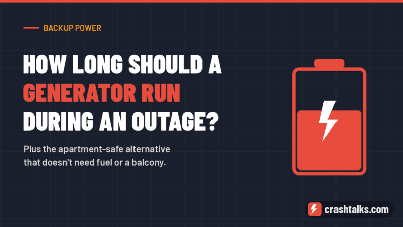 How Long Should You Run a Generator During a Power Outage?