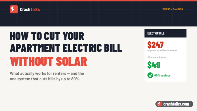 How to Reduce Electric Bill in Apartment Without Solar
